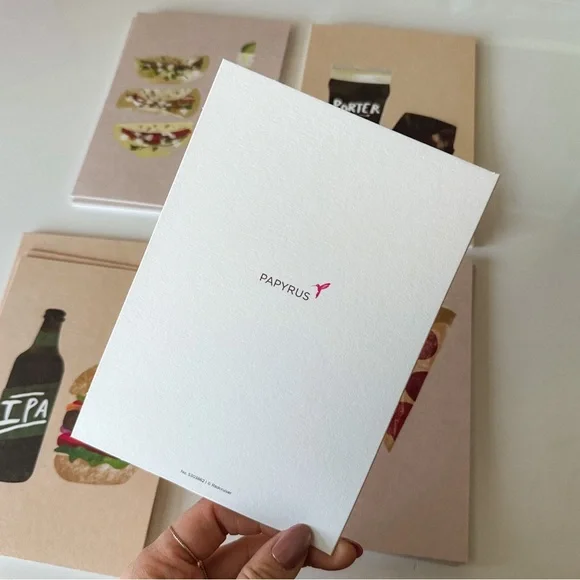 Papyrus Beer + Food Note Cards Set - Picture 5 of 5